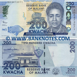 Malawi 200 Kwacha 1.1.2012 (AD8473xxx) UNC