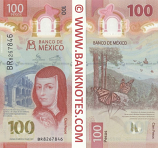 Mexico 100 Pesos 21.5.2021 (Sig: Hernández; Rabiela) (BR8267848) polymer UNC