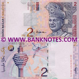 Malaysia 2 Ringgit (1996) (AQ28866xx) UNC