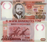 Mozambique 100 Meticais 16.6.2011 (CA053793xx) UNC