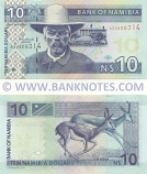 Namibia 10 Dollars (1997) (A328083xx) UNC