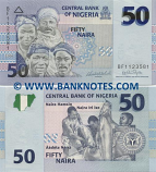 Nigeria 50 Naira 2006 (BF11235xx) UNC