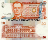 Philippines 20 Piso 2008 (FS9692xx) UNC