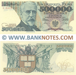 Poland 500000 Zlotych 20.4.1990