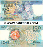 Portugal 100 Escudos 16.10.1986 (Sig: Moreira & Reis) (AHG 32969) (lt. circulated) XF-AU