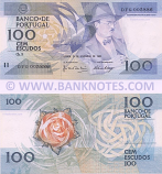 Portugal 100 Escudos 24.11.1988 (Sig: Moreira & Ribeiro) (DQN 088688) AU