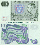 Sweden 10 Kronor 1975 (A-A604991) UNC