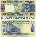 Sierra Leone 100 Leones 26.9.1990 (D/135 1969xx) UNC