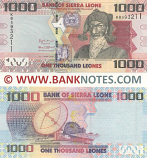 Sierra Leone 1000 Leones 27.4.2021 (KB5932xx) UNC