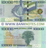 Sierra Leone 10000 Leones 27.4.2021 (KL9506xx) UNC