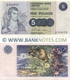 Scotland 5 Pounds 2.2.1976 (Clydesdale Bank) Sig: Macmillan (D/BP 116079) (circulated, 2ph) VF+