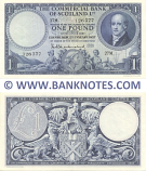Scotland 1 Pound Sterling 2.1.1957 (Commercial Bank of Scotland) (27M/126377) (lt. circulated) XF