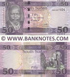 South Sudan 50 Pounds 2019 (AW90679xx) UNC