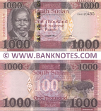 South Sudan 1000 Pounds 2020 (BH4820455) UNC