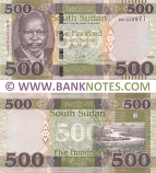 South Sudan 500 Pounds 2024 (BW1240971) UNC