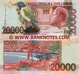 São Tomé e Príncipe 20000 Dobras 26.8.2004 (CA2813188) UNC