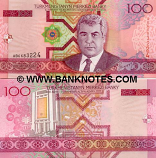Turkmenistan 100 Manat 2005 (AB66832xx) UNC