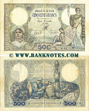 Tunisia 500 Francs 2.1.1942 (W.111/2774168) (circulated) (2 ph) VF