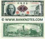 Taiwan 1 Yuan (1961) (R4903xxU) UNC