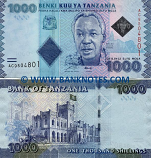 Tanzania 1000 Shillings (2010) (AC95048xx) UNC