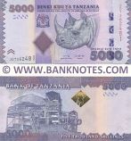Tanzania 5000 Shillings (2020) (JD72624xx) UNC