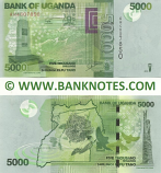 Uganda 5000 Shillings 2010 (AH480785x) UNC