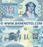 United States of America: Pennsylvania 50 State Dollars (2014) (Commemorative) (A004xx) UNC