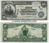 United States 10 Dollars 1902 (20735/T109175A) (circulated) VF