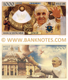Vatican 1000 Lire 22.9.2020 Private Release