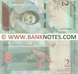 Venezuela 2 Bolivares 15.1.2018 (N945525xx) UNC