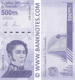 Venezuela 500,000 Bolivares 3.9.2020 (E-462978xx) UNC