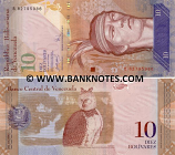 Venezuela 10 Bolivares 20.3.2007 (B8279597x) UNC