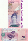 Venezuela 20 Bolivares 3.2.2011 (S566535xx) UNC