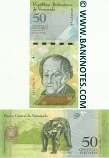 Venezuela 50 Bolivares 3.2.2011 (M14321164) UNC