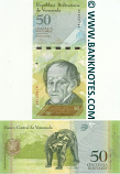 Venezuela 50 Bolivares 3.2.2011 (M14321162) UNC