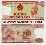 Viet-Nam 10000 Dong 1993 (CR 963426x) UNC