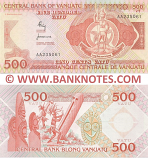 Vanuatu 500 Vatu (1982) (AA235061) UNC