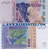 Togo 10000 Francs 2011 (T 11790281110) UNC-
