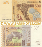 Guinea-Bissau 500 Francs 2017 (174004539xx) UNC