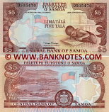 Samoa 5 Tala (2002) (D8639xx) UNC