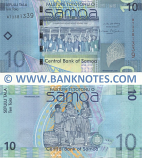Samoa 10 Tala (2008) (WT33813xx) UNC