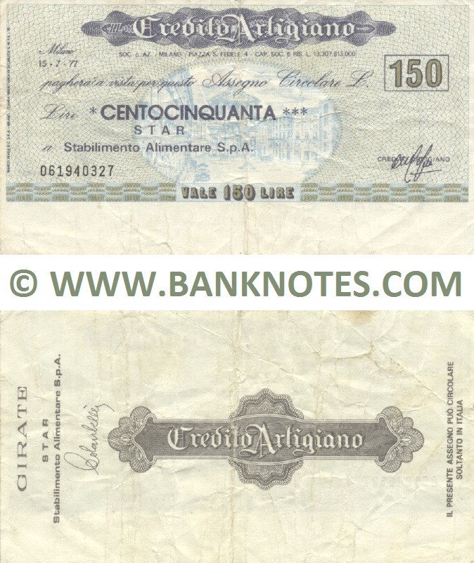 Italian Currency & Bank Note Gallery