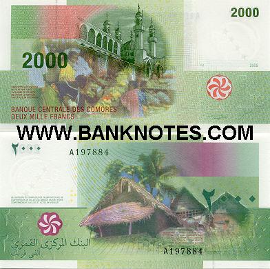 Comoros Currency Gallery
