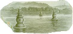 Lanterns in lake, China