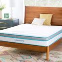 Linenspa 10 Inch Memory Foam and Innerspring Hybrid Mattress - Medium Feel - Twin