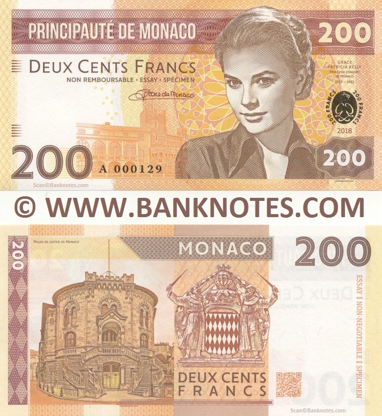 Monegasque Currency Banknote Gallery