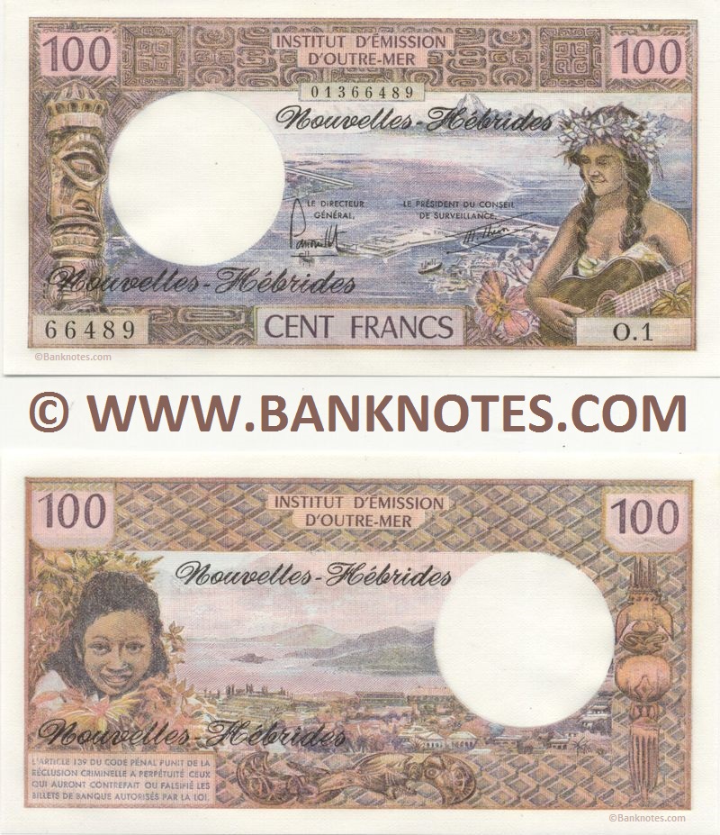 New Hebrides Currency Gallery