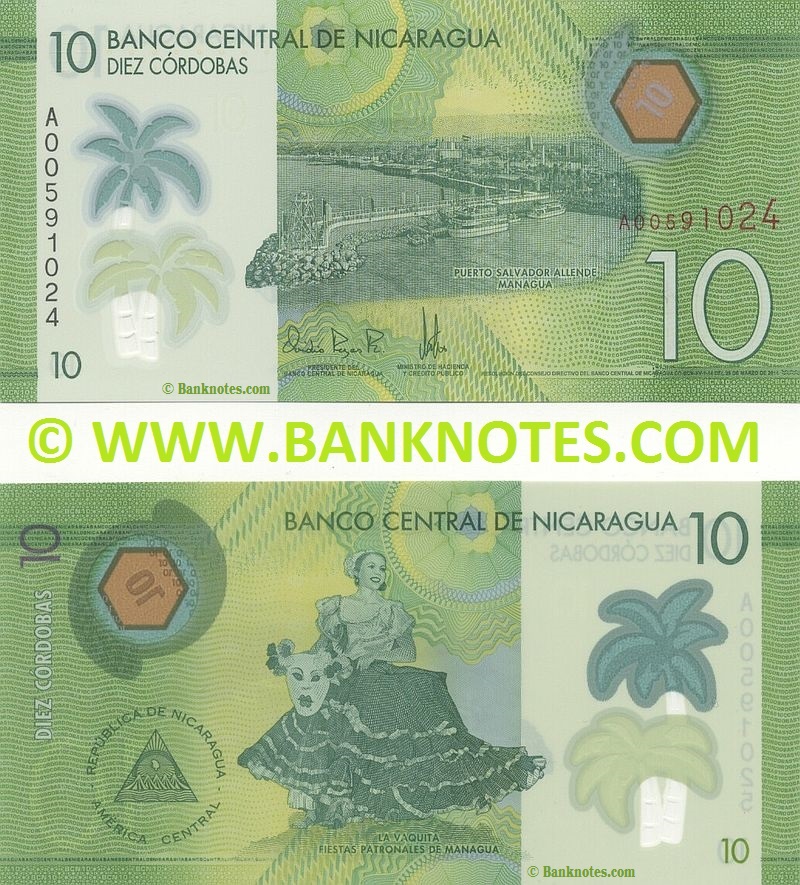 Nicaraguan Currency Banknote Gallery