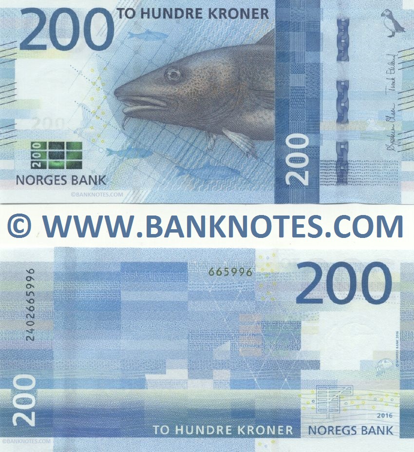 Norwegian Currency Bank Note Gallery