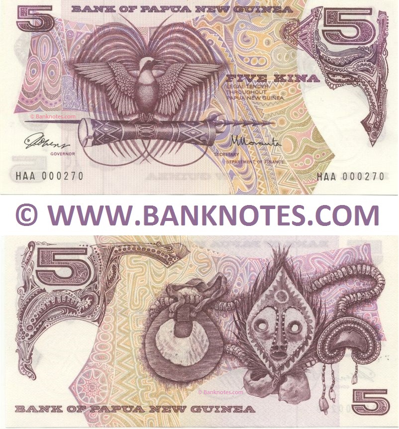 Papua New Guinea Currency Gallery